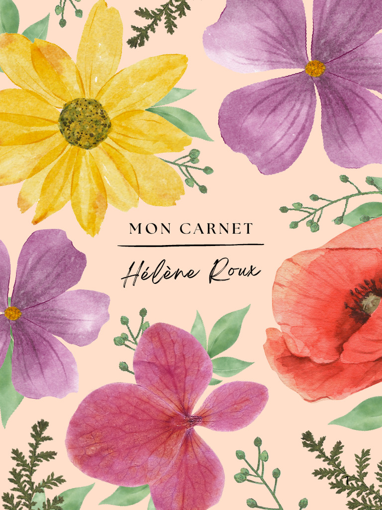 Hélène Roux: Mon Carnet | PDF