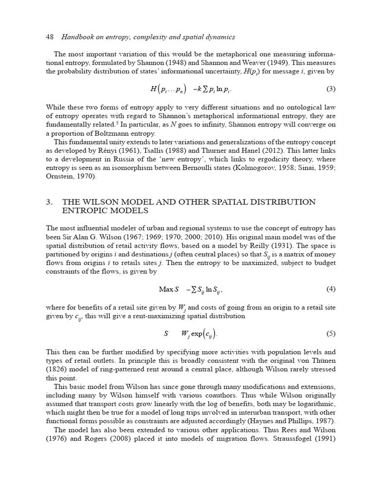 Entropy and Complexity in Spatial Dynamics | PDF | Entropy | Exergy