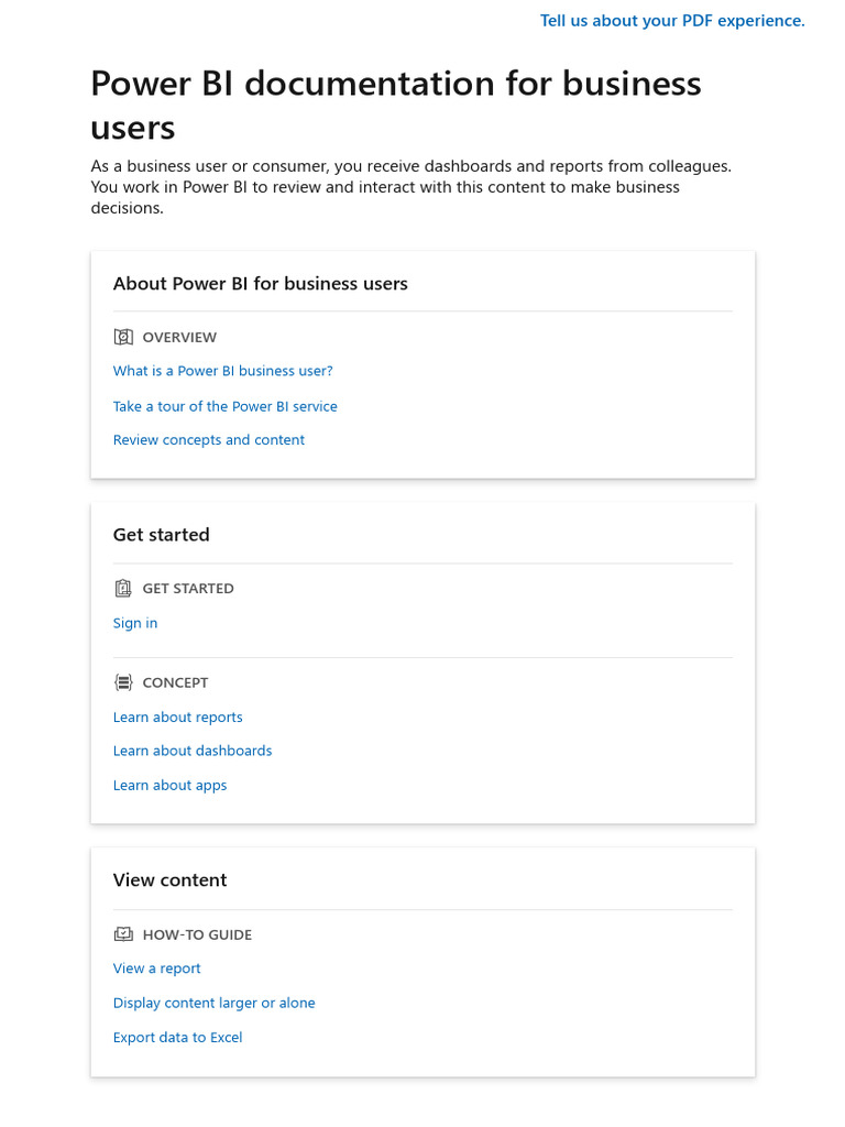 Power-Bi Consumer - Microsoft Learn | PDF | Microsoft Excel | Computing