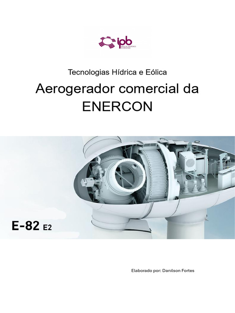 Aerogerador E-82 EP2 E2 - Danilson Fortes | PDF