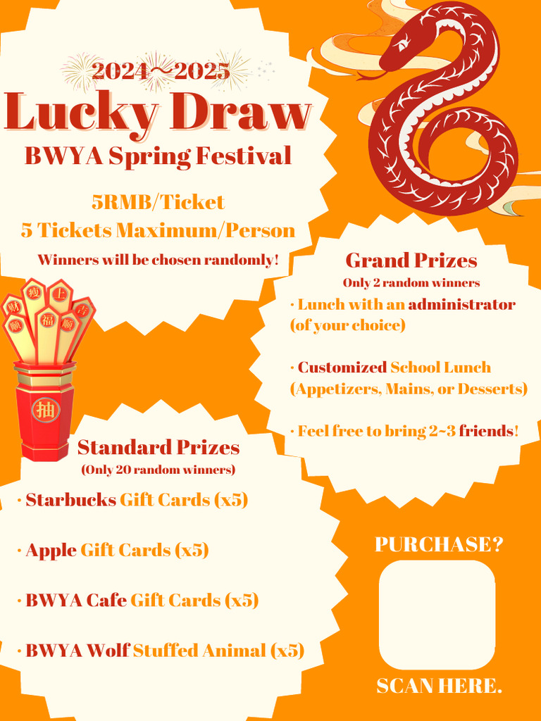 BWYA Spring Festival Lucky Draw 2024 | PDF