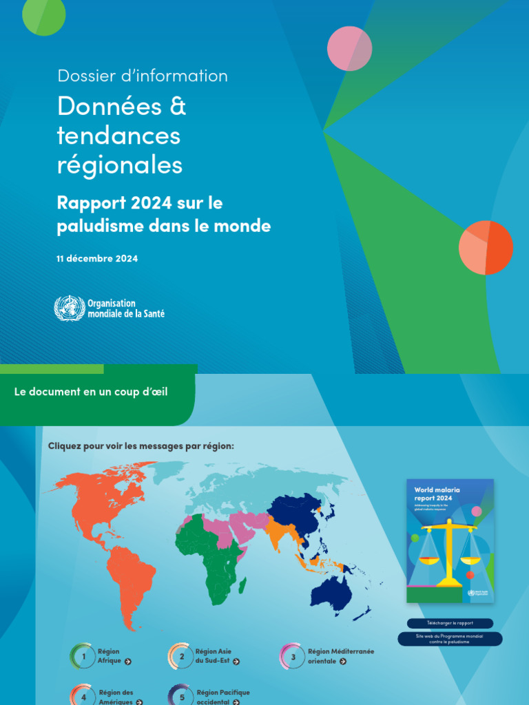 Rapport mondial sur le paludisme 2024 | PDF | Afrique | Paludisme