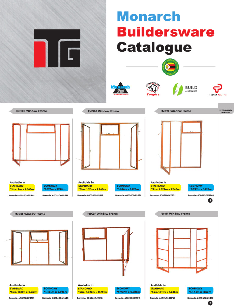 Monarch Steel Buildersware Zimbabwe Catalogue | PDF