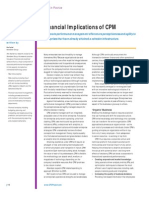 Financial Implications of CPM: White Paper