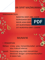 Keburukan Sifat Mazmumah