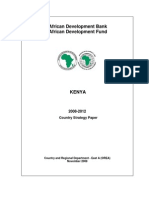 Kenya_Country Strategy Paper_Africa Development Bank_Timothy Mahea