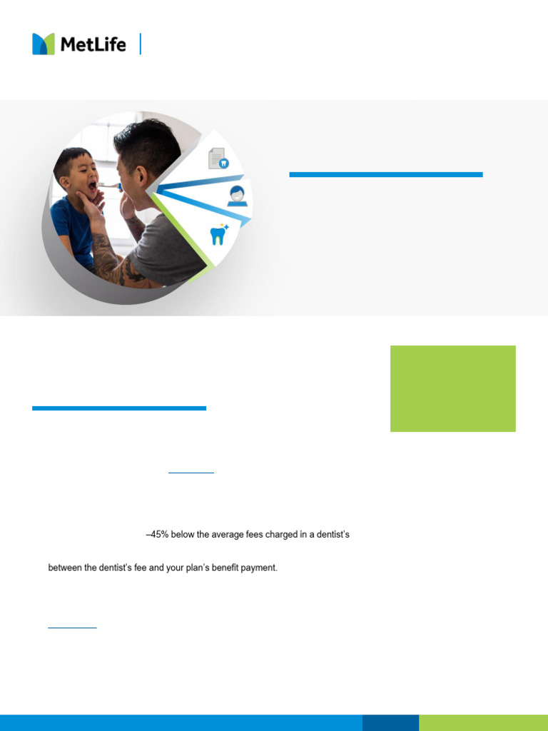 MetLife Dental Plan Overview and FAQs | PDF | Dentist | Met Life