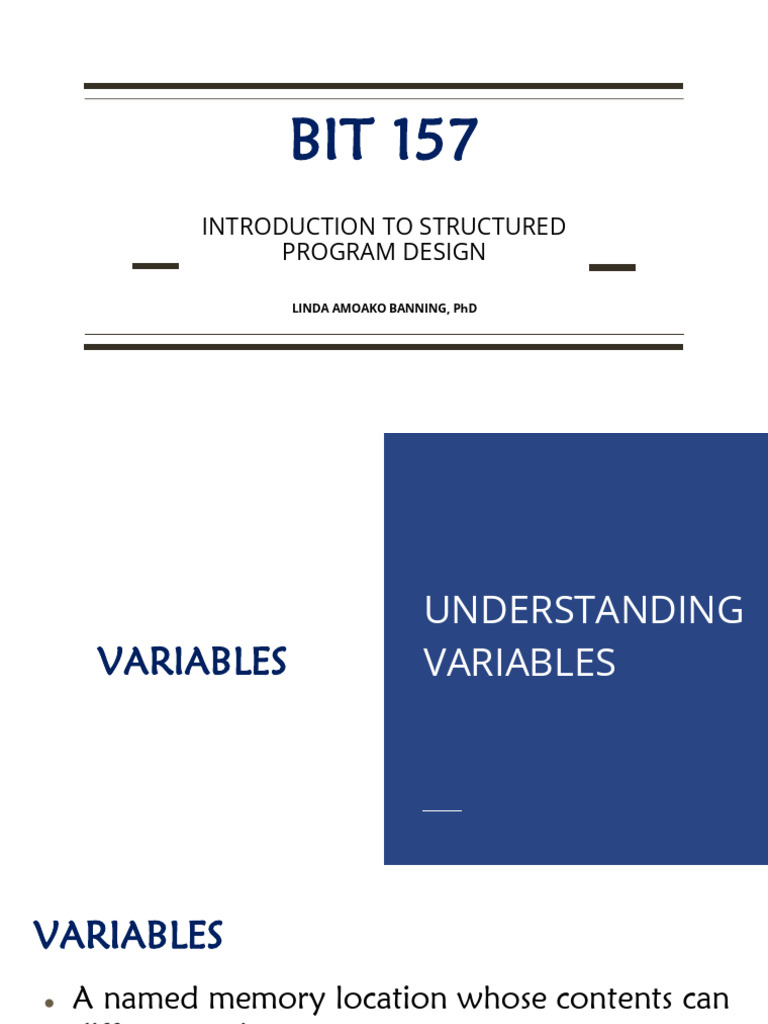 Flowchart Variables and Data Types | PDF | Data Type | Variable ...