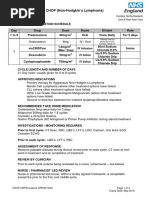 R-CHOP-21 Protocol for NHL Treatment | PDF | Medical Specialties ...