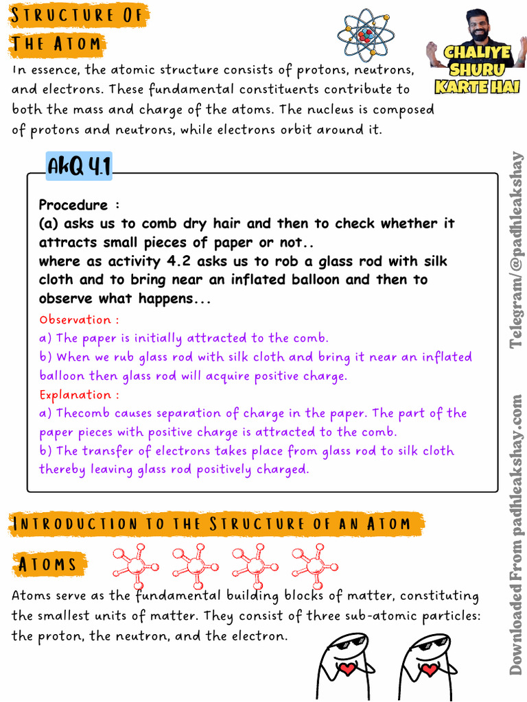 Understanding Atomic Structure Basics | PDF | Atoms | Mole (Unit)