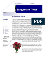 May Issue of Sangamam Times