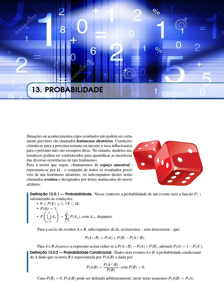 Probabilidade em Fenômenos Aleatórios | PDF | Probabilidade | Círculo