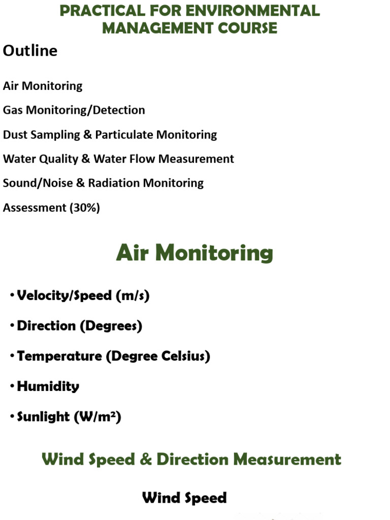 Environmental Management Course Outline | PDF | Applied And ...