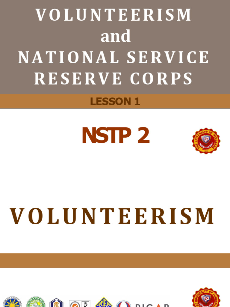 Understanding the National Service Reserve Corps | PDF | Volunteering
