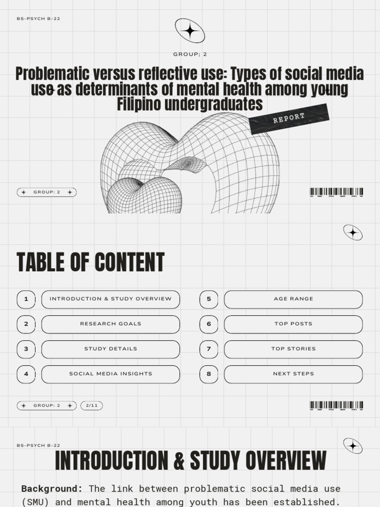 Social Media Use and Mental Health in Youth | PDF | Mental Health ...