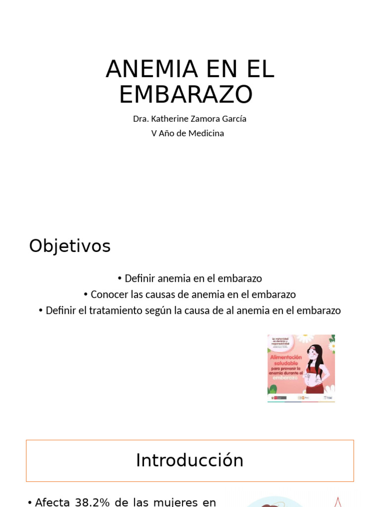 Anemia en el Embarazo: Causas y Tratamiento | PDF | Anemia | El embarazo