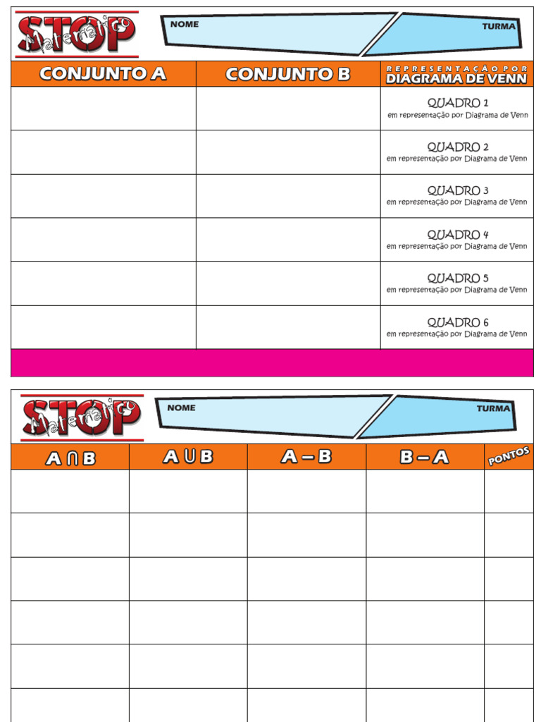 Jogo Stop | PDF