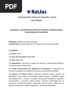 Juneve Bula Profissional | PDF | Transtorno de déficit de atenção e ...