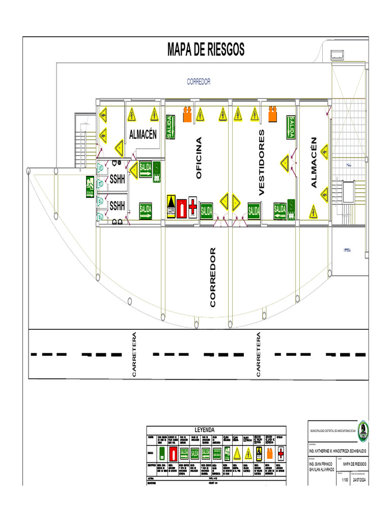 Mapa de Riesgos y Zonas Seguras | PDF