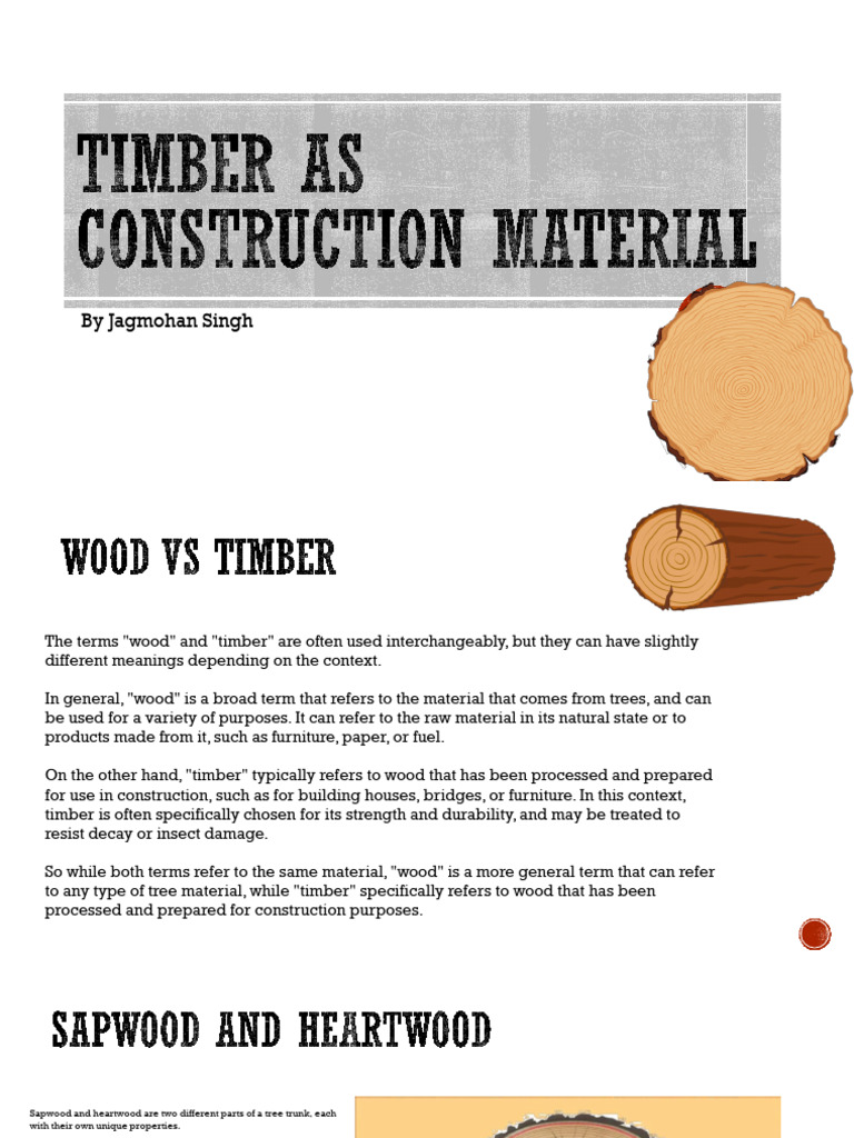 Timber as Construction Material | PDF | Wood | Hardwood