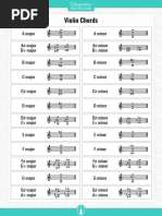 Violin Note Reference Guide | PDF