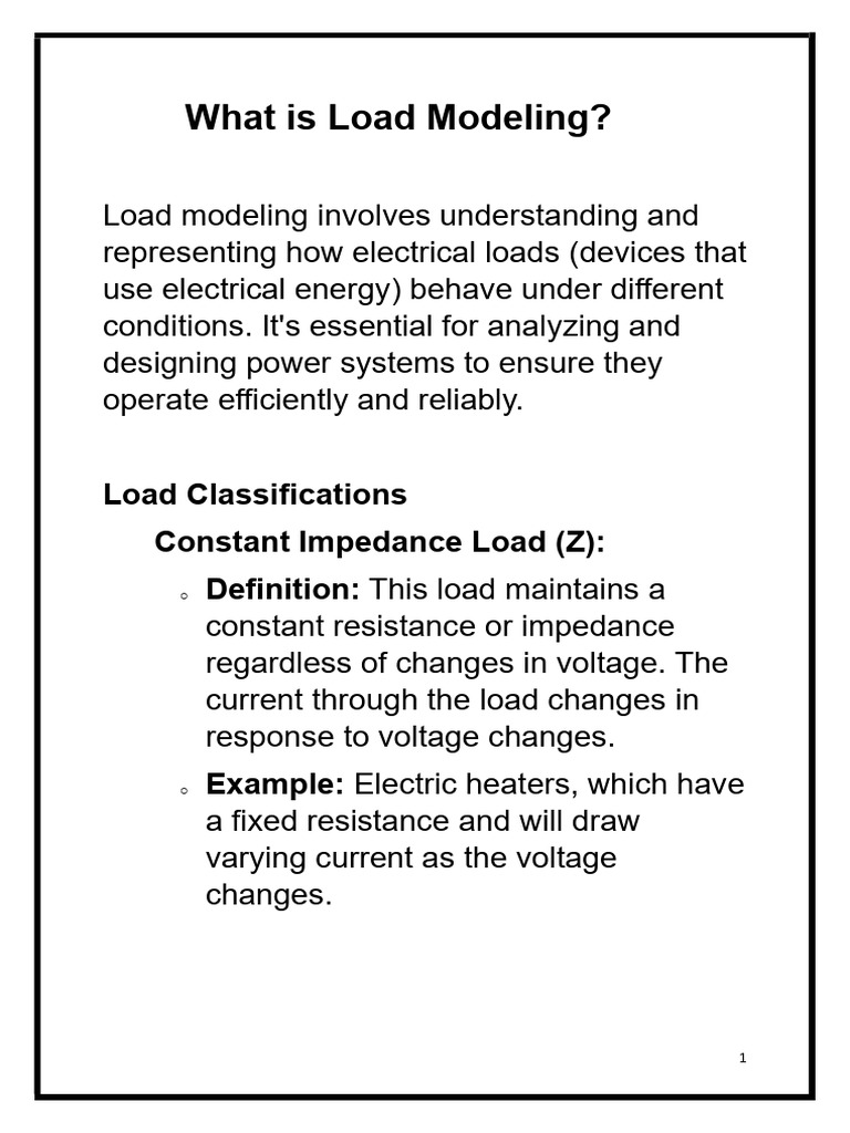Constant Impedance Load Analysis | PDF | Electrical Impedance | Voltage