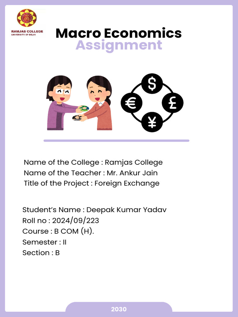 Foreign Exchange Project Overview | PDF