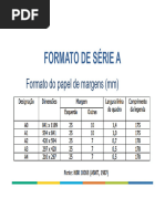 Dimensões e Tipos de Papel A0 a A8 | PDF | Papel | Mídia artística