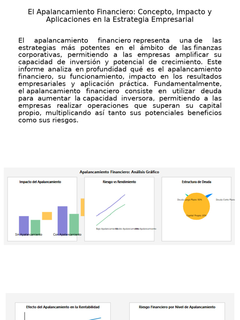 Apalancamiento Financiero en Empresas | PDF