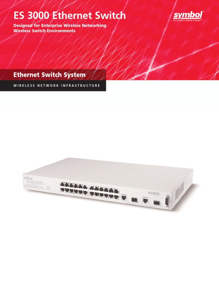 ES 3000 Ethernet Switch for Wireless Networks | PDF | Computer Network ...