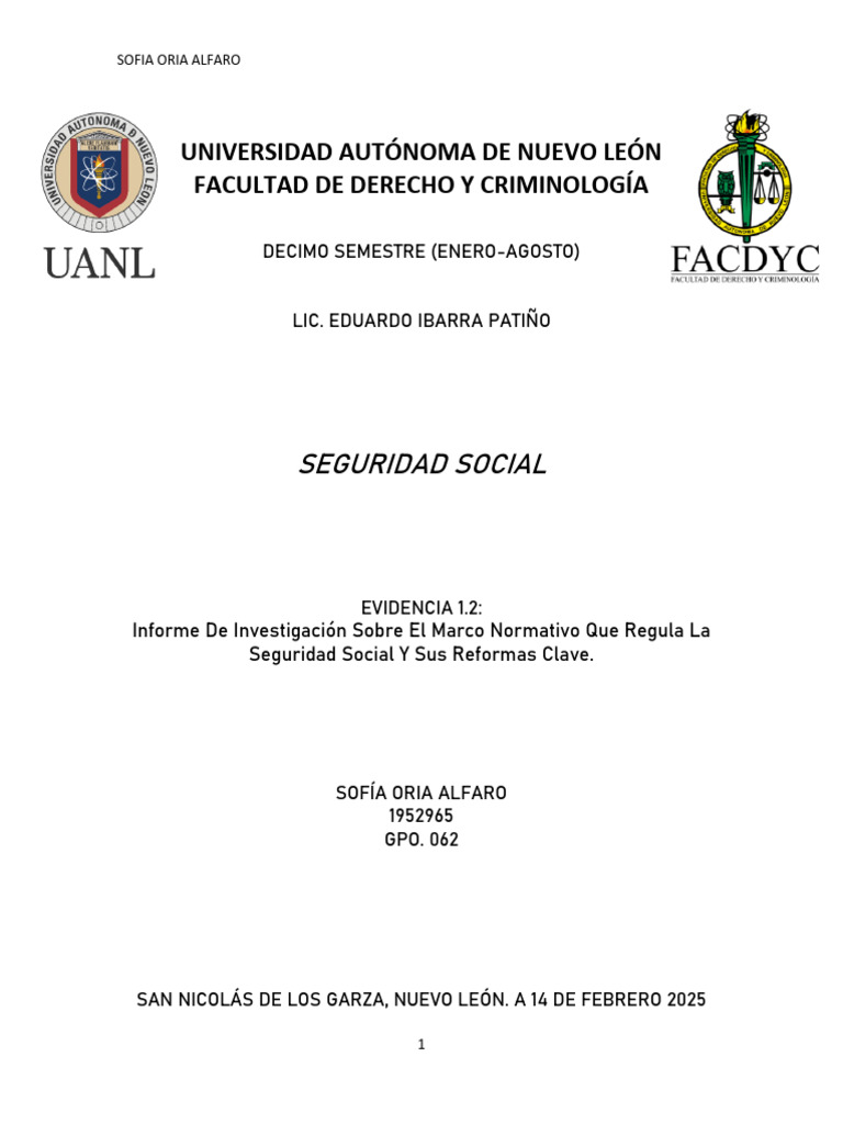 Marco Normativo de la Seguridad Social en México | PDF | Bancos ...