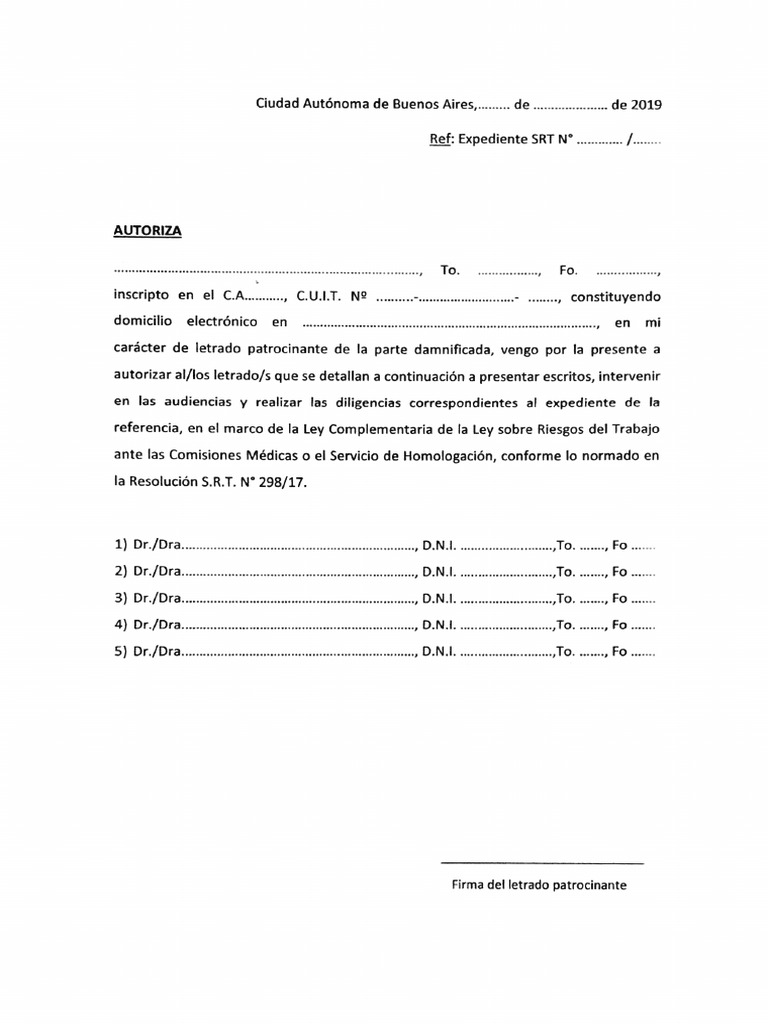 Autoriza Otros Letrados | PDF