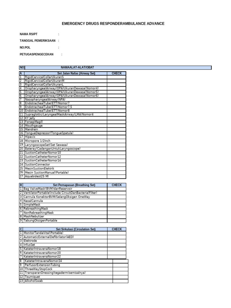 Spesifikasi Ambulance Advance | PDF | Medical Treatments | Medical ...