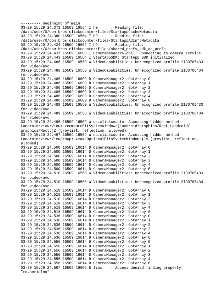 Akido Video SDK Initialization Logs | PDF | Computer Architecture ...