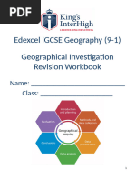 A Level Geography NEA Title Guide | PDF | Hypothesis | Teachers