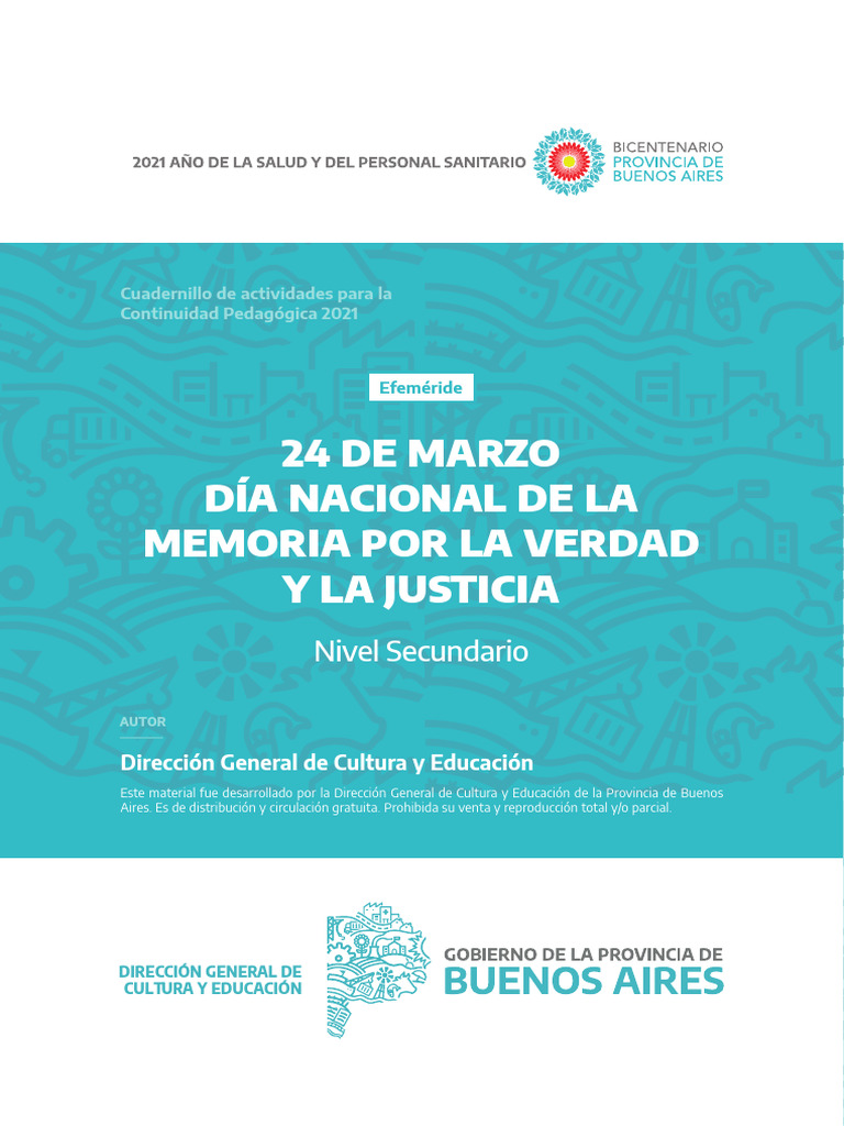 Actividades para el Día de la Memoria | PDF | Estado (política)