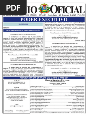 Diario Oficial 2025-03-28 Completo | PDF | Rede de computadores