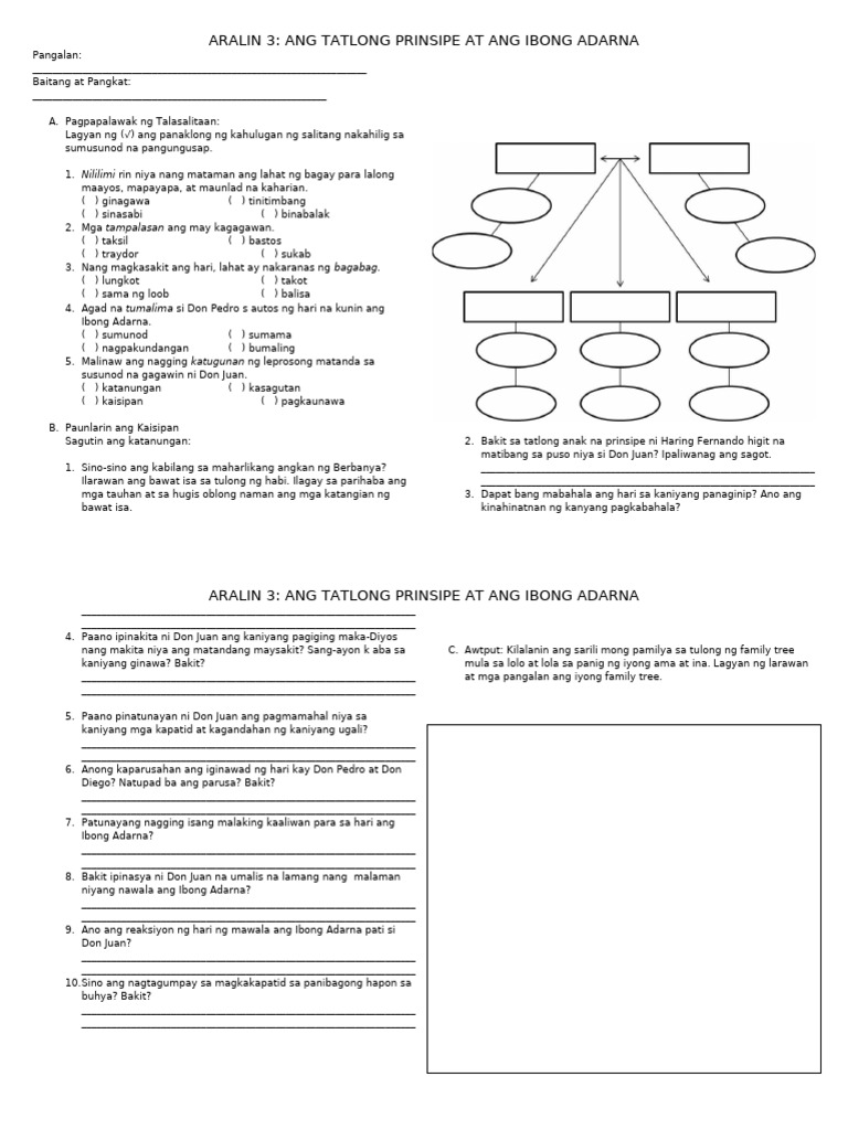 Worksheet A3 | PDF