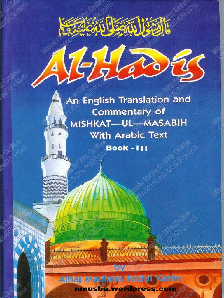 Mishkat-Ul Masabih English Volume 3 | PDF