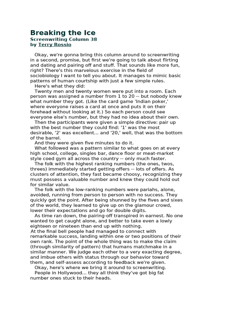 Essential Tips for Writing Query Letters | PDF | Screenplay