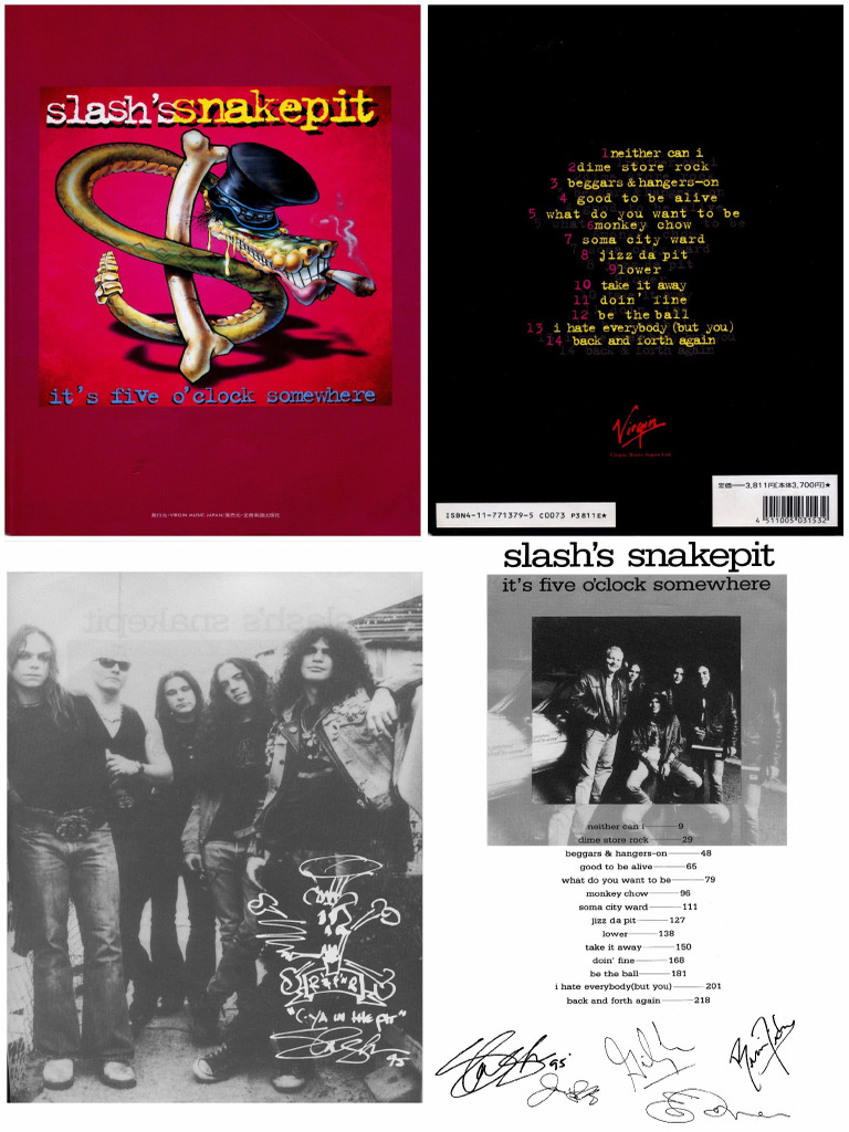 Slash's Snakepit - It's Five O'clock Somewhere | PDF