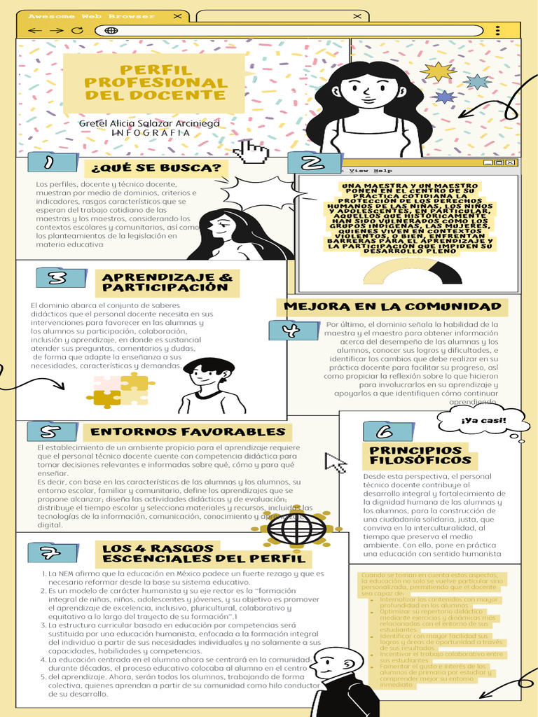 Perfil Profesional del Docente en México | PDF | Maestros | Aprendizaje