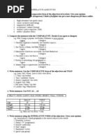 The Comparative and Superlative Adjectives