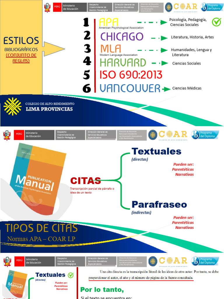 Citas y Referencias-APA | PDF | Color