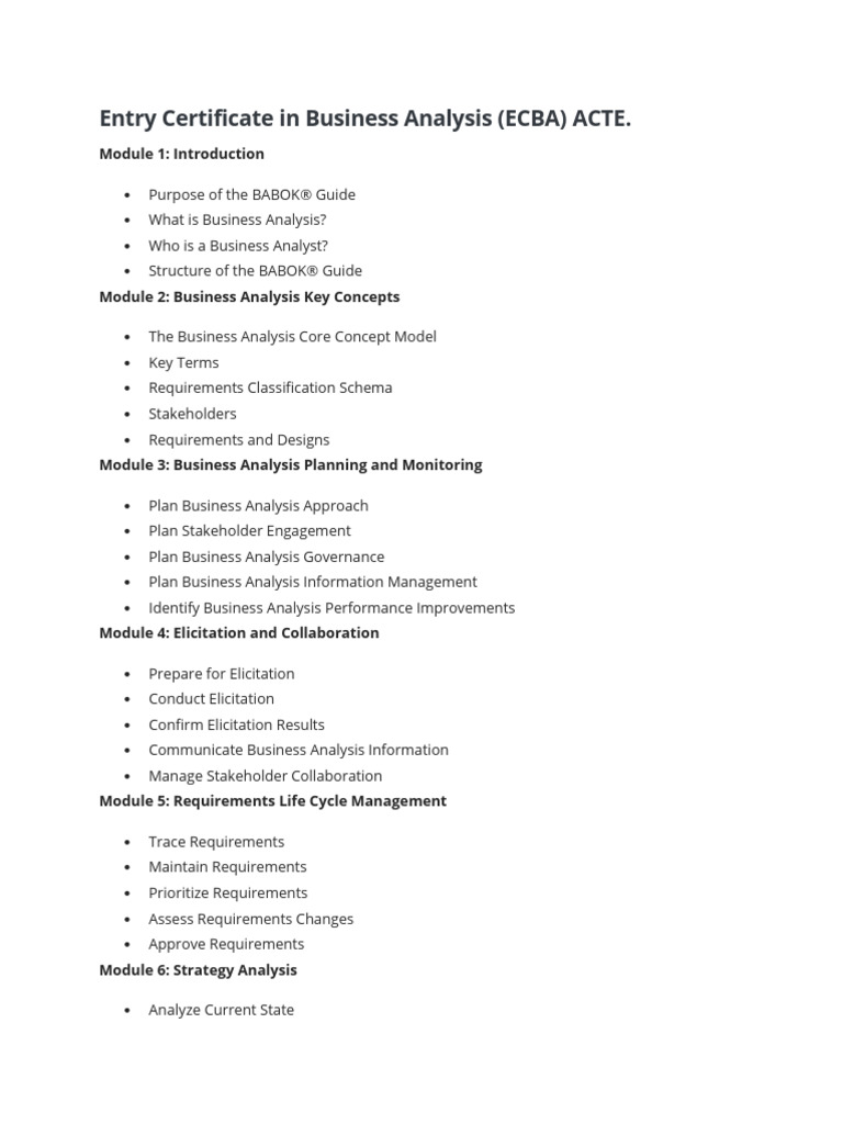 ECBA | PDF