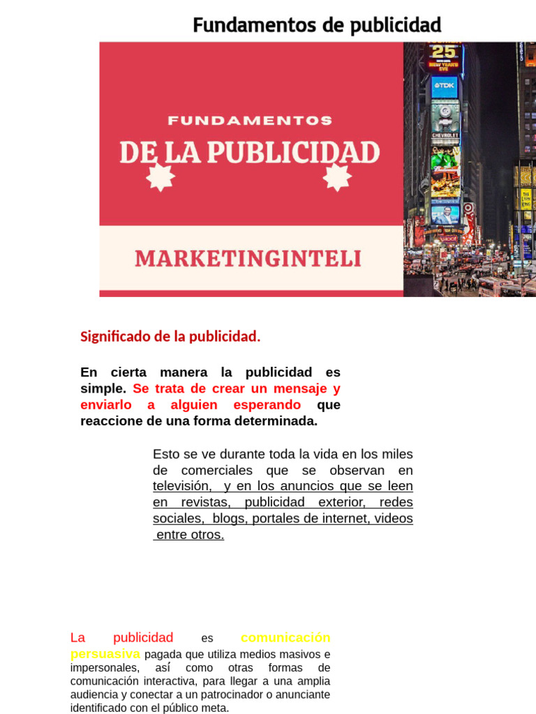 Significado y funciones de la publicidad | PDF | Marketing | Sentidos
