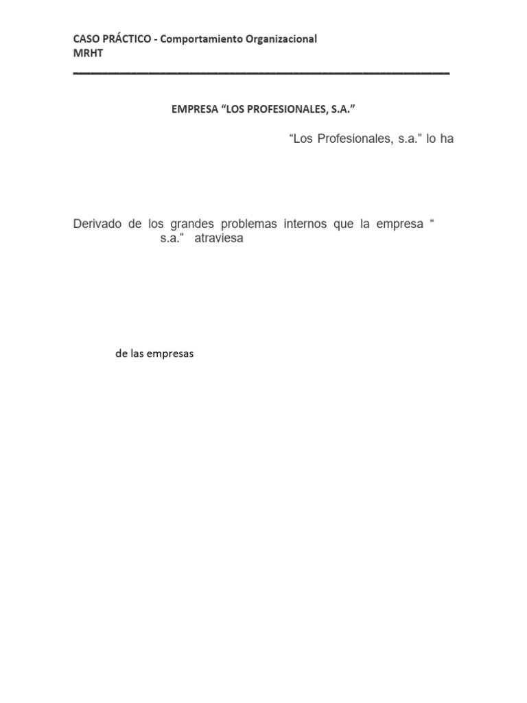 Tarea No.3 - Caso Práctico CO - MRHT | PDF | Gestión de recursos ...