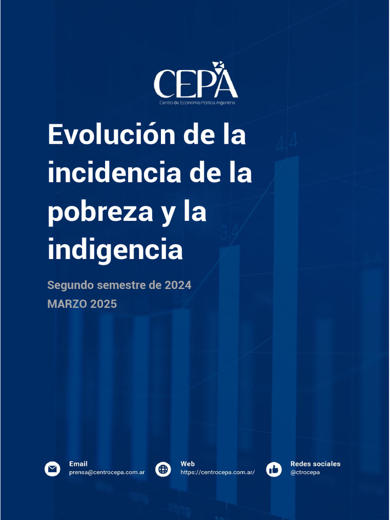 Evolución de La Pobreza e Indigencia en El Segundo Semestre 2024 - CEPA ...