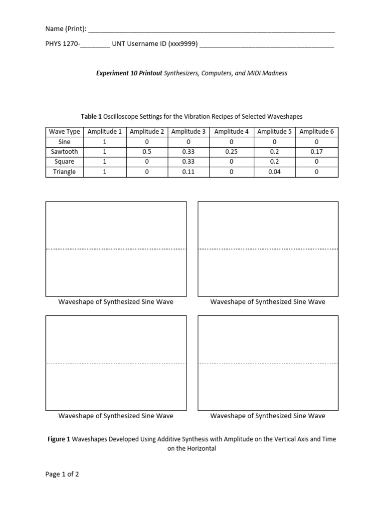 Experiment 10 Printout | PDF