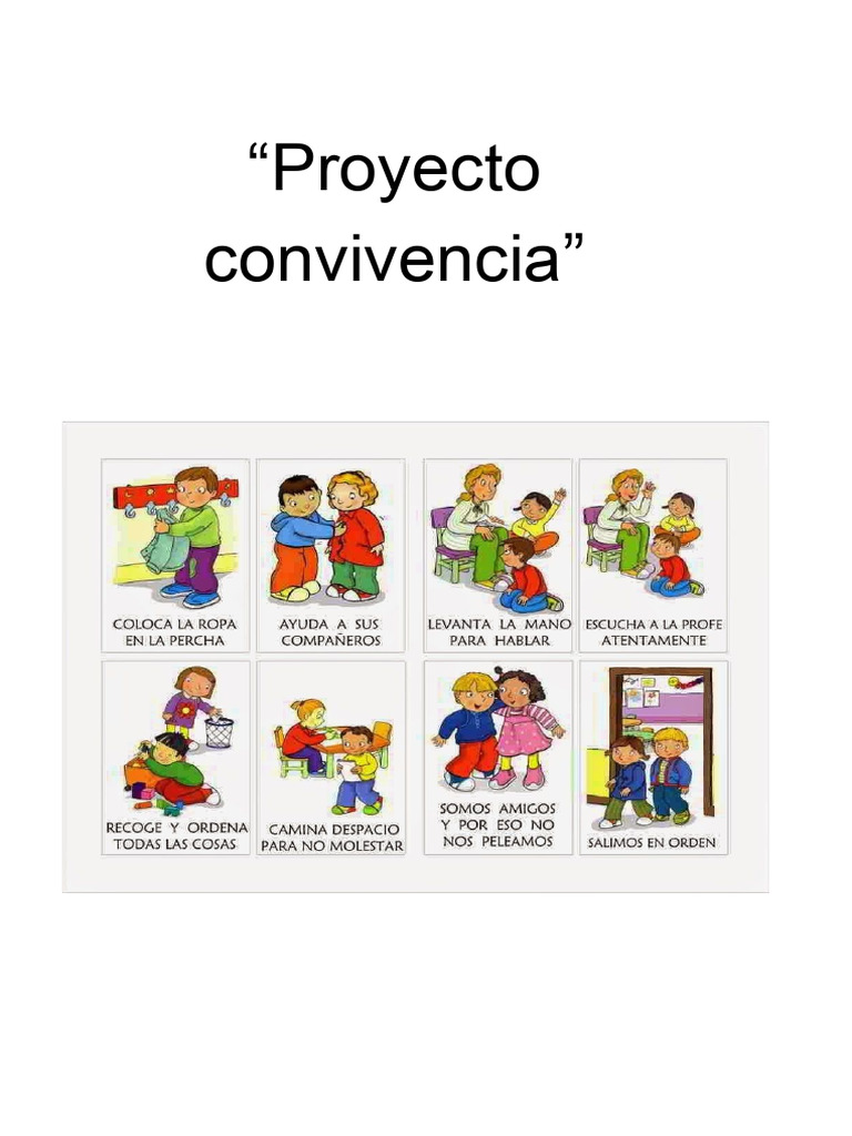 Proyecto de Convivencia Escolar 2025 | PDF
